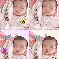 8.4斤的胖小伙子。做梦都在笑想老婆嘛？？？