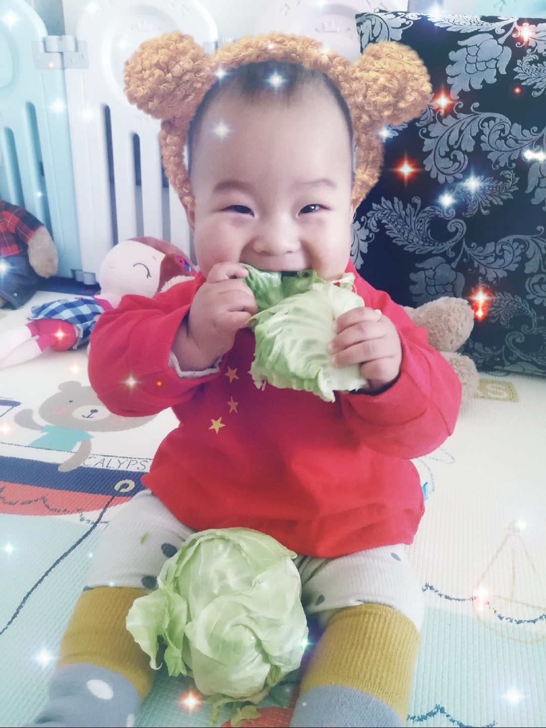 麻麻说奶粉太贵，让我改吃白菜。