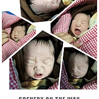 两点半进医院，四点半进产房，五点43女儿落地。 是个天使宝宝👶🏻。