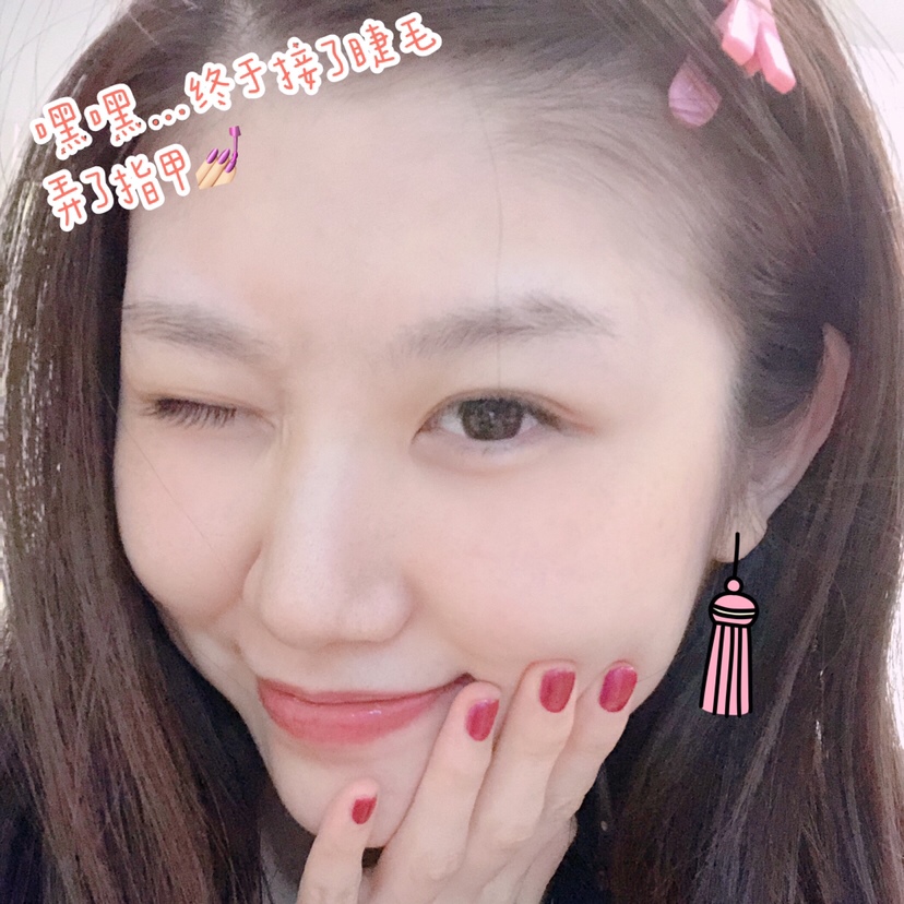 粉红色星空猫眼儿指甲燃气少女心哈哈💅🏻