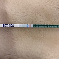 同房一周测的。