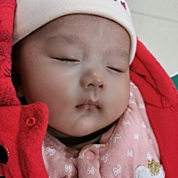 一眨眼，两个月了，每天吃吃睡睡从不闹人，真是个乖宝宝。