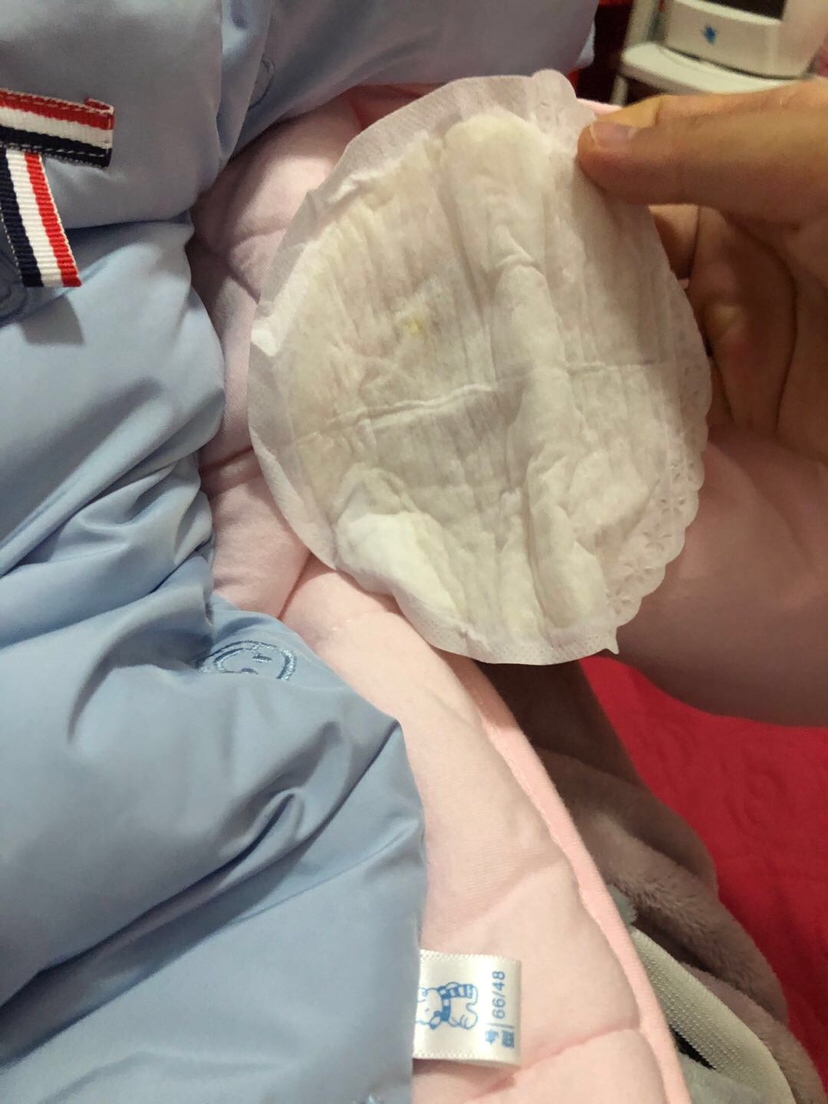 溢奶漏湿了整块防溢乳垫