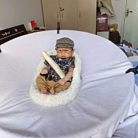 我的臭宝今天满🈷️了，谢谢宝贝选择了我做你的妈妈。 一个月里你每天都有新变化，看着你一天天的长大...