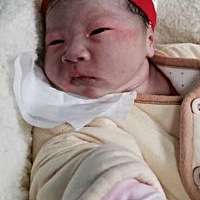 感冒观音娘娘 男宝宝，6.3斤 元旦小宝宝