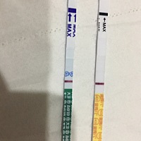 备孕10个月，排卵第九天。大家有看到粉印吗？还是我眼花