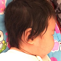 头发打湿拍了几张，大家帮忙看看