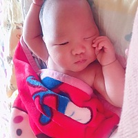 二宝今天打预防针，打完回姥姥家睡香香！