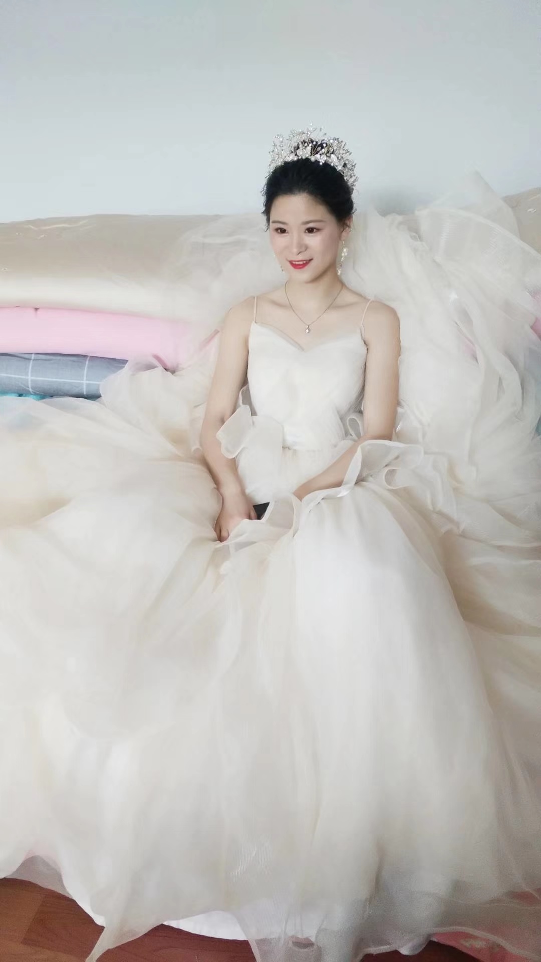 结婚时的照片