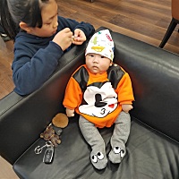 幸福快乐生活着