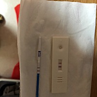 上个月大姨妈是1.4-1.8，今天上午测了一下，这是怀上了吗？