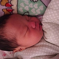 顺产6斤4两小公主，从此儿女双全，永远爱你们
