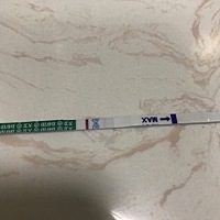 这是今天的  前两天有一点点不明显的印  今天测试明显了  但是姨妈还有两天