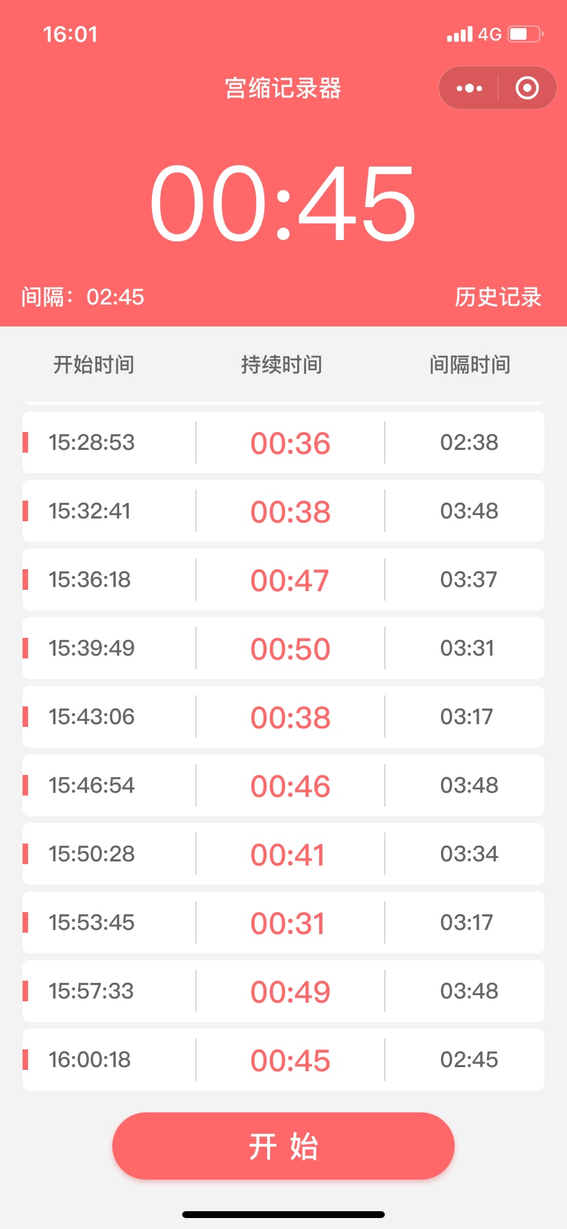 宫缩越来越痛，开一指