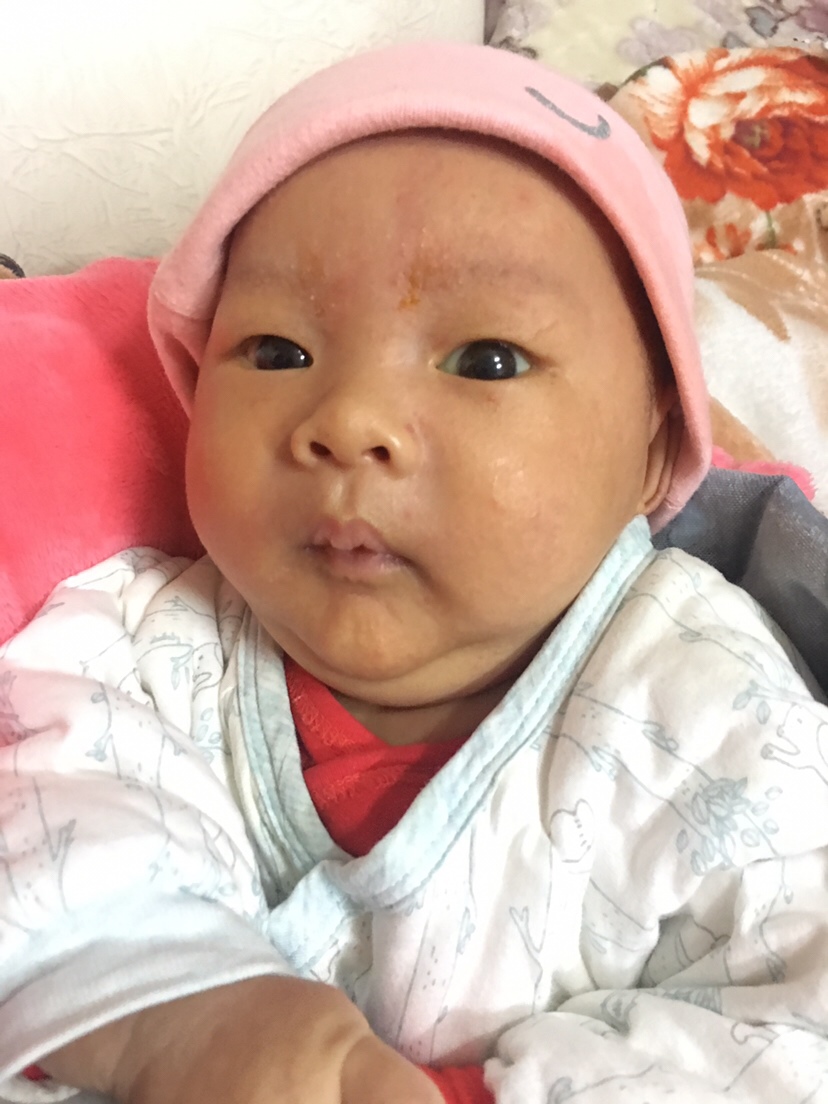 一个月的时候