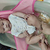 哈哈哈 洗澡澡啦