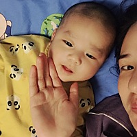 好好培养他，带他认知，健健康康的，二胎不敢想，因为自己带孩子，真的很辛苦！