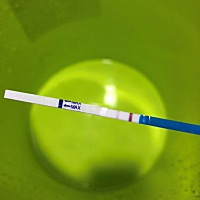 把好孕传给你们 月经前3天测的 月经前2天测的 接好孕