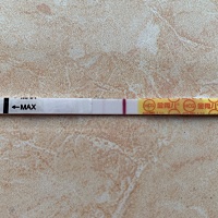 帮我看看是怀上了吗？有浅色的印子