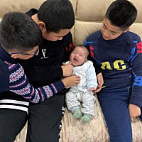 三个儿子，想哭😭生女儿太难了