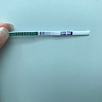 姨妈不周期规律，今天早上测了一下出现这样的情况，心里好忐忑啊