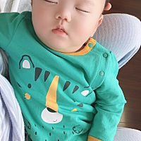 小孩子真的变化很快，第一次做妈妈带他，配合还算可以，小猪猪