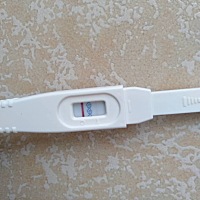 今天早上测的，前两天测没有，今天就两条