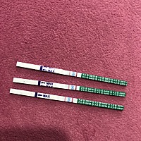 连续测了三次都是两条杠、还以为是试用纸不好、又特意买了一个好一点的、、、测了还是两条杠