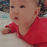 纯母乳喂养的佩奇，3个月6天，64厘米14斤啦，小肥猪🐷