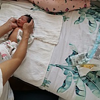 6个半月，终于找到点带孩子的窍门了，，，哈哈哈哈，开心