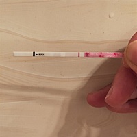我是上个月23来的月经  周期一个礼拜  软件显示六号排卵 但是我是九号白带拉丝很长  刚刚测了一下  白板