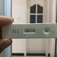 同房第六天，今早晨尿测试第二条线特别淡