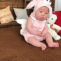 妈妈的小天使四个月了、已经不喝夜奶了