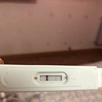 3.12排卵期同房，今天测了一下，很淡淡的一条印子，大家帮我看看这是咋回事