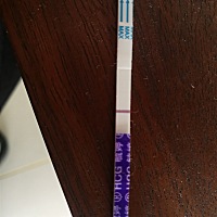 但可以确定的是第二条杠肯定有，拍照不太清楚，我会随时更新！希望各位都有好孕！