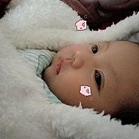 终于要满月了 简直就是煎熬 还好我的小丸子健健康康的