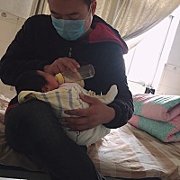 破腹产两天了！小棉袄！伤口还是好疼呀