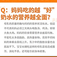 很多人都认为妈妈吃的越好，奶水越好，宝宝吃了才会长得越快，其实不是绝对的。