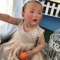不求你大富大贵，只愿你健康快乐的成长！麻麻爱你😘，我的宝贝