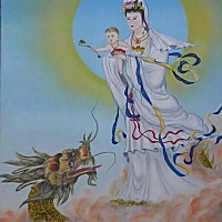 跪求送子娘娘赐我健康顽童在腹中