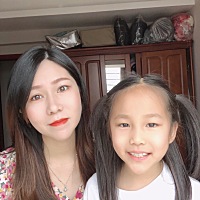 跟女儿儿子美美哒来两张。🥰