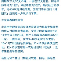 了解月经周期，了解自己，更好爱自己