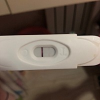 这样是有了吗？连续两天测都这样，好紧张😓