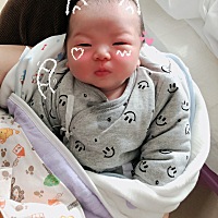 二胎提前了8天刨腹产生下小团子，儿女双全了😂