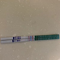 26号月经一直没来，测了一下两个试纸都是双杠，是怀了吗？会不会炸糊