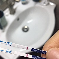 昨晚测的乙，下面那条浅浅的。