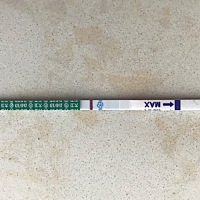 早上没想到测，下班回家测了大卫仿佛看到了一点点意念灰，又测了根其他的 ，好像也有点，不知道是不是心...