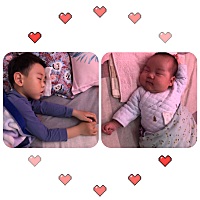 愿我的宝贝们健康 平安 快乐的成长🙏🙏🙏我愿意付出一切给你们最好的