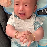 4个月20天，小冬宝会自己翻身啦