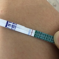今天下午测了一根10分钟后都显示没有，就去睡午觉了。睡醒时候发现了一点点暗暗的线，开心得要飞起来，...